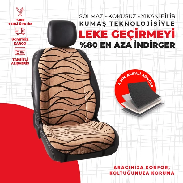 Krem Tay Tüyü Minder - Resim 4