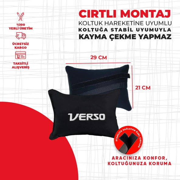 Toyota Verso Nakışlı Yastık Seti - Resim 2