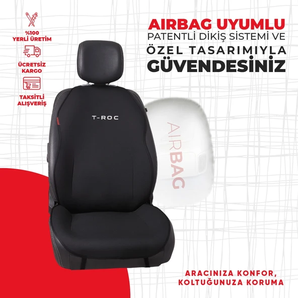 Volkswagen T-Roc Nakışlı Minder - Resim 2