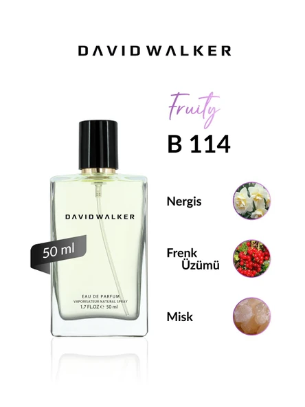 David Walker B114 Fragaria 50 ml Kadın Parfüm | Fruity ürün görseli 1