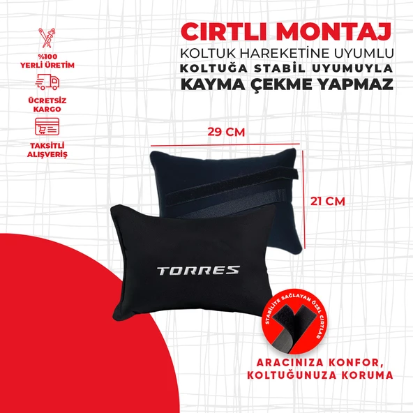 SsangYong Torres Nakışlı Yastık Seti - Resim 2