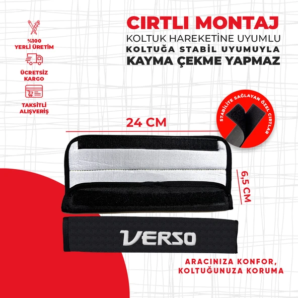 Toyota Verso Nakışlı Yastık Seti - Resim 3
