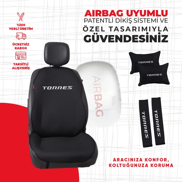 SsangYong Torres Nakışlı Minder Seti - Resim 2