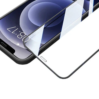 MobyShop iPhone 11 Kenarları Kırılmaya Dayanıklı Davin 5D Ekran Koruyucu Kırılmaz Cam ürün görseli 1