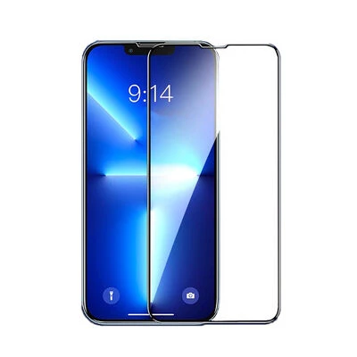 MobyShop iPhone 16E Kenarları Kırılmaya Dayanıklı Davin 5D Ekran Koruyucu Kırılmaz Cam ürün görseli 1
