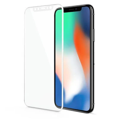 MobyShop iPhone 11 Pro Beyaz 5D Ekran Koruyucu Kenarlara Kırılmaya Dayanıklı Cam ürün görseli 1