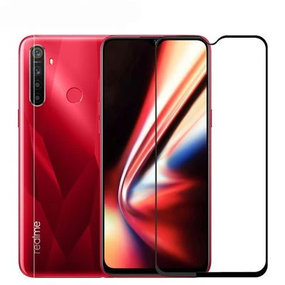 MobyShop Realme C3 5D Ekran Koruyucu Kenarlara Kırılmaya Dayanıklı Cam ürün görseli 1