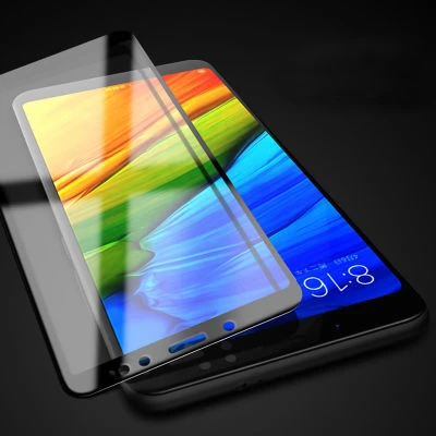 MobyShop Redmi Note 5 Pro 5D Ekran Koruyucu Kenarlara Kırılmaya Dayanıklı Cam ürün görseli 1