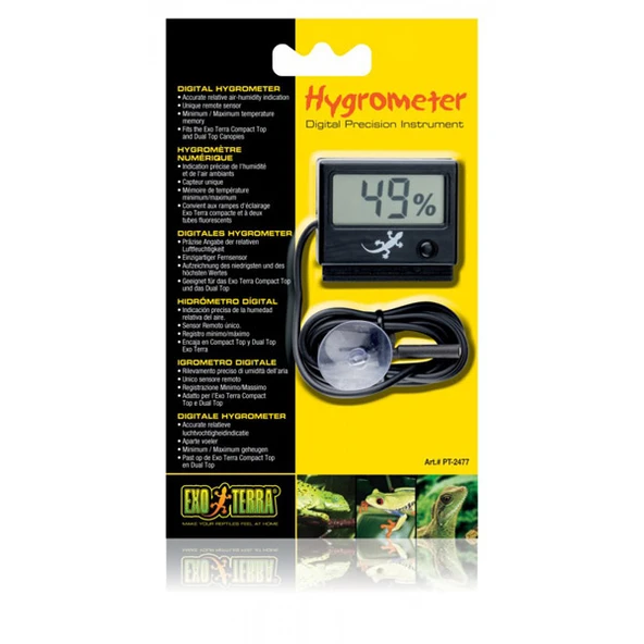 Exo Terra Led Rept-o-meter Hygrometer-v ürün görseli 1