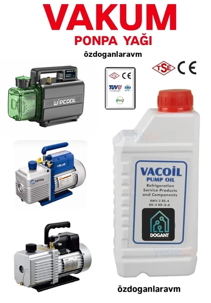 Vakum Pompası İçin Mineral Yağ, Vakum Pompası Yağı 1 Lt, Oil Yağı ürün görseli 1