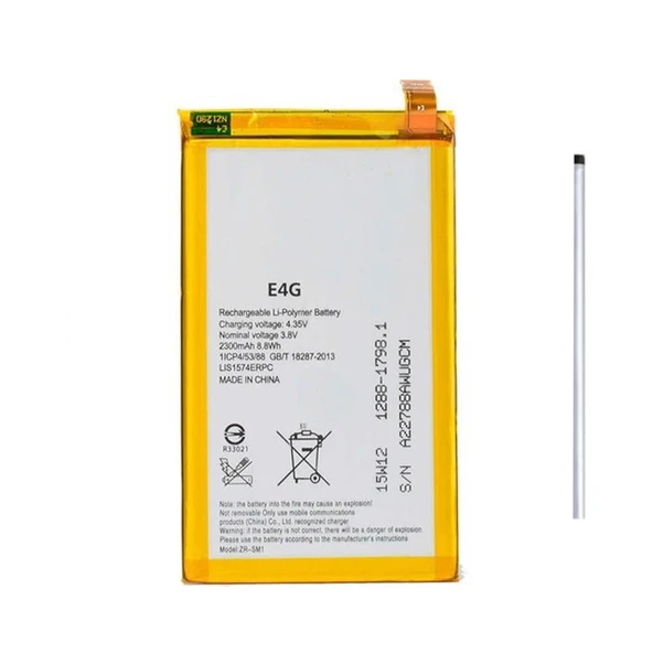 Teknonet Sony Xperia E4 Uyumlu Sony LIS1574ERPC 2300 MAh Batarya NT-14083 ürün görseli 1