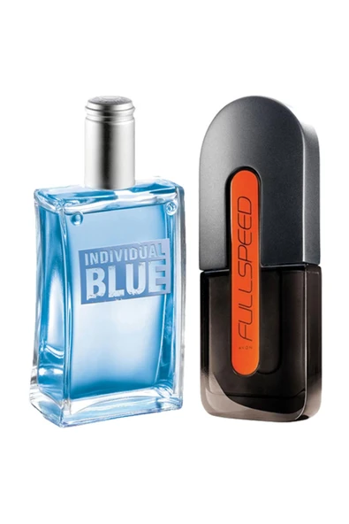 AVON Individual Blue Erkek Parfüm 100 Ml. ve Full Speed Erkek Parfüm 75 Ml. İkili Paket ürün görseli 1