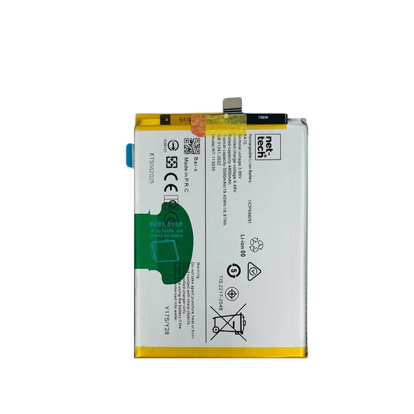 Teknonet Vivo Y17s Uyumlu Nettech BA10 5000 MAh Batarya NT-113035 ürün görseli 1