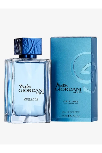 Oriflame Mister Giordani Aqua Edt 75 ml Erkek Parfüm 42837 ürün görseli 1
