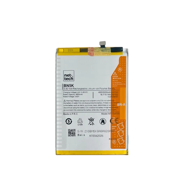 Teknonet Xiaomi Redmi 12C Uyumlu Nettech 5000 MAh Batarya NT-104106 ürün görseli 1