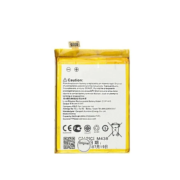 Teknonet Asus Zenfone 5 Lite A502Cg Uyumlu Asus C11P1410 2400 MAh Batarya NT-19478 ürün görseli 1