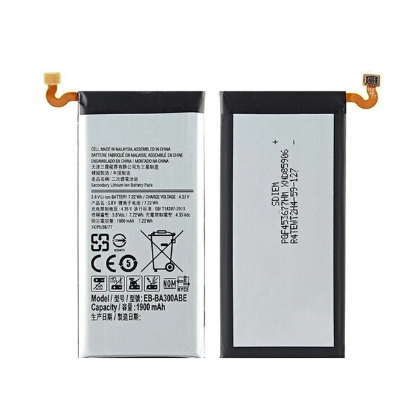 Teknonet Samsung Galaxy A300 A3 2015 Uyumlu Samsung EB-BA300ABE 1900 MAh Batarya NT-7555 ürün görseli 1