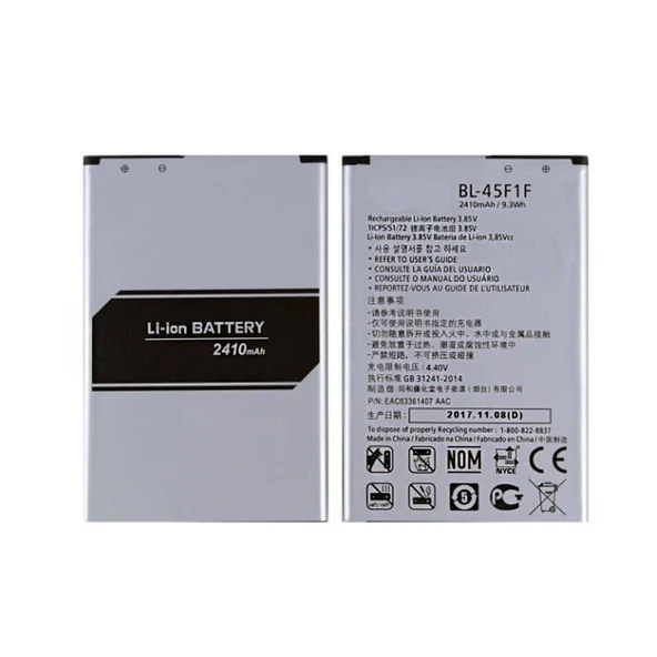 Teknonet LG K8 2017 Uyumlu LG BL-45F1F 2410 mAh Batarya NT-21427 ürün görseli 1