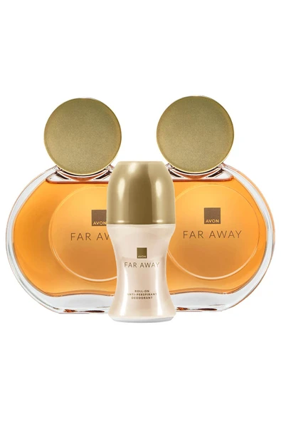 AVON Far Away Kadın Parfüm İkili Set ve Rollon Paketi ürün görseli 1