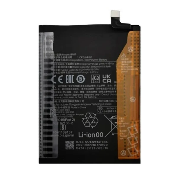 Teknonet Xiaomi Redmi Note 11 Uyumlu Nettech 5000 MAh Batarya NT-104101 ürün görseli 1