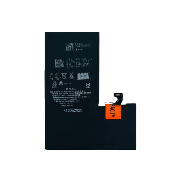 Teknonet Apple iPhone 15 Pro Uyumlu Nettech 3500 MAh Batarya NT-111275 ürün görseli 1