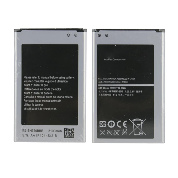 Teknonet Samsung Galaxy N7500 Note 3 Neo Uyumlu Samsung EB-BN750BBE 3100 MAh Batarya NT-3758 ürün görseli 1