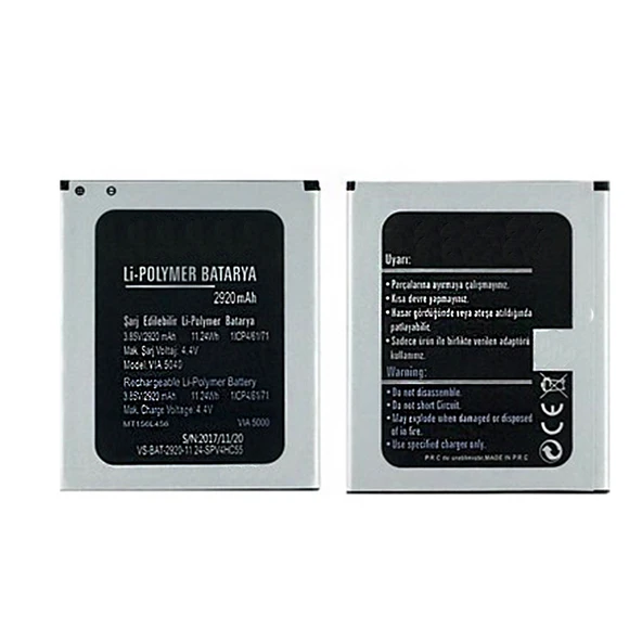 Teknonet Vestel Venüs V3 5530 Uyumlu Vestel VIA5040 2920 mAh Batarya NT-20668 ürün görseli 1