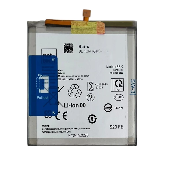 Teknonet Samsung Galaxy S23 FE Uyumlu Nettech 4760 mAh Batarya NT-113021 ürün görseli 1