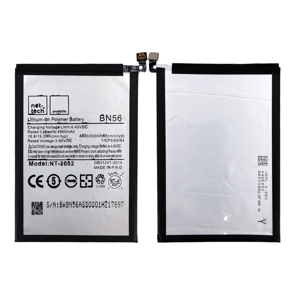 Teknonet Xiaomi Redmi 9C Uyumlu Nettech BN56 5000 MAh Batarya NT-86153 ürün görseli 1