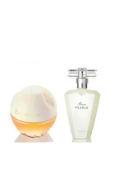 AVON Rare Pearls Edp 50 ml Kadın Parfümü ve Incandessence Edp 50 ml Kadın Parfümü ürün görseli 1