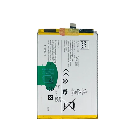 Teknonet Vivo Y20 Uyumlu Nettech B-05 4900 mAh Batarya NT-93142 ürün görseli 1