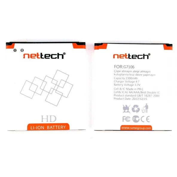 Teknonet Samsung Galaxy G7100 Grand 2 Uyumlu Nettech NT-2465 2300 MAh Batarya NT-2465 ürün görseli 1