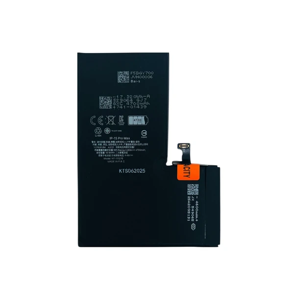 Teknonet Apple iPhone 15 Pro Max Uyumlu Nettech 4760 mAh Batarya NT-111276 ürün görseli 1