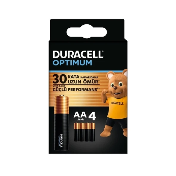 Teknonet Uyumlu Duracell AAA İnce Kalem Pil 4 Lü Batarya NT-113898 ürün görseli 1