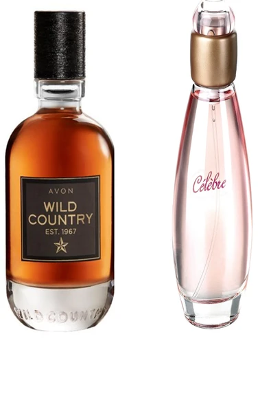 AVON Wild Country Edt 75 ml Erkek Parfüm + Celebre Edt 50 ml Kadın Parfüm 0940WILD02550 ürün görseli 1