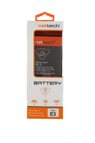 Teknonet General Mobile Discovery E3 Uyumlu Nettech 1200 MAh Batarya NT-10511 - Resim 5