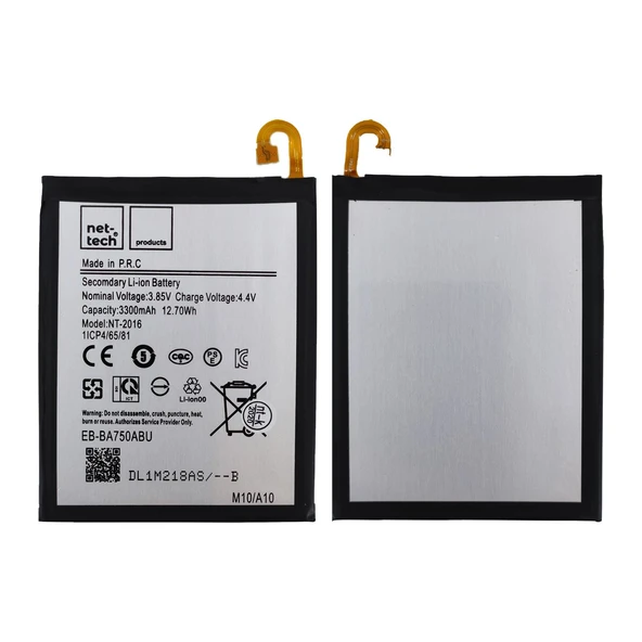 Teknonet Samsung Galaxy A10 Uyumlu Nettech 3300 MAh Batarya NT-82606 ürün görseli 1