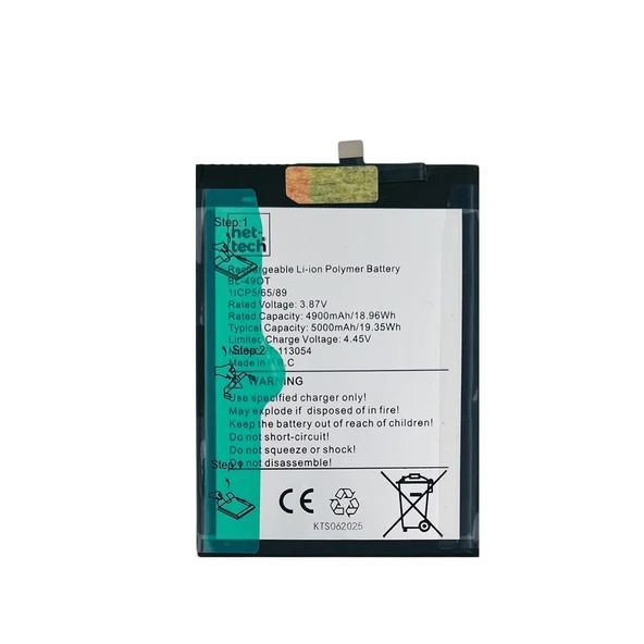 Teknonet Tecno Camon 20 Uyumlu Nettech BL-49OT 5000 MAh Batarya NT-113054 ürün görseli 1