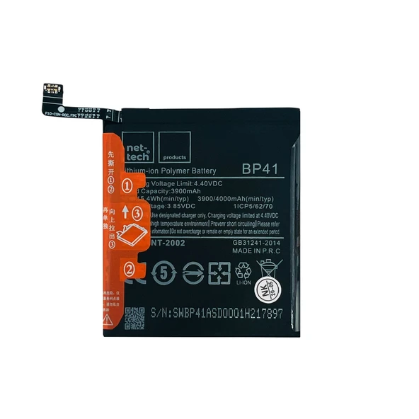 Teknonet Xiaomi Mi 9T Uyumlu Nettech BN62 6000 MAh Batarya NT-100281 ürün görseli 1