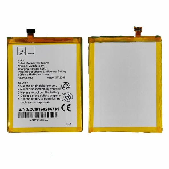 Teknonet Casper Via V5 Uyumlu Nettech NT-93118 Batarya NT-93118 ürün görseli 1