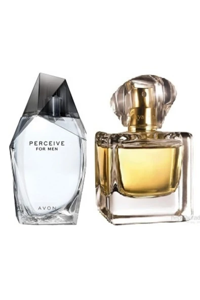 AVON Tta Today Edp 50 Ml Kadın Parfümü Perceive Erkek Parfüm Edt 100 Ml. ürün görseli 1