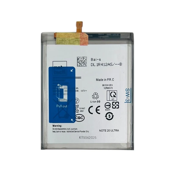 Teknonet Samsung Galaxy Note 20 Ultra Uyumlu Nettech NT-93178 Batarya NT-93178 ürün görseli 1