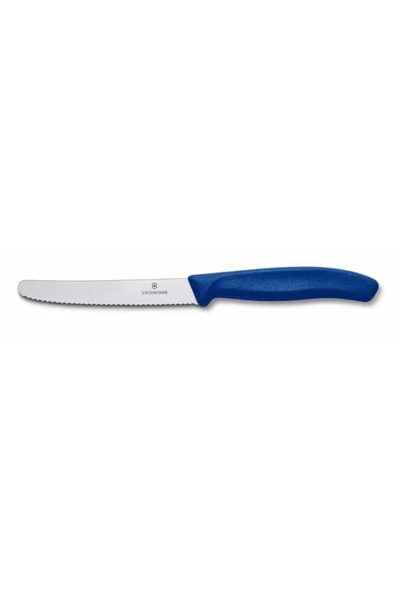 Victorinox ​​​​​​​​​​​​​​​​​​​​​​​​​​​​​​Victorinox 6.7832 11cm Mavi Domates ve Sofra Bıçağı ürün görseli 1