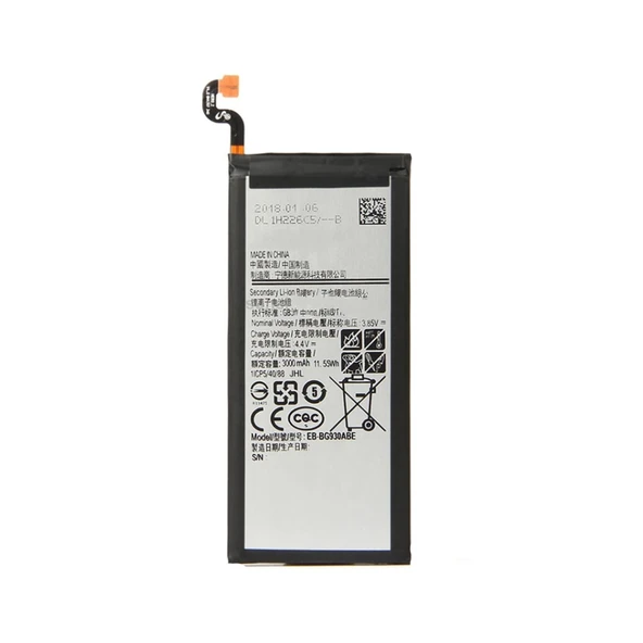 Teknonet Samsung Galaxy G930 S7 Uyumlu Samsung EB-BG930ABE 3000 MAh Batarya NT-15111 ürün görseli 1