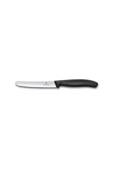 Victorinox ​​​​​​​​​​​​​​​​​​​​​​​​​​​​​​​Victorinox 6.7803 11cm Siyah Düz Domates ve Sofra Bıçağı ürün görseli 1