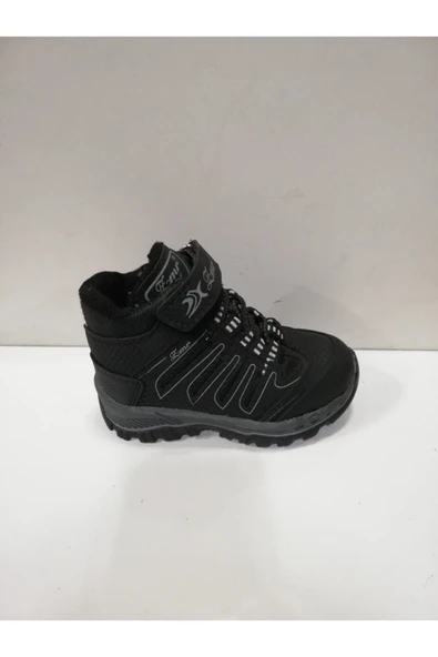 ZMR Unisex Çocuk Siyah Bantlı  Bot ürün görseli 1