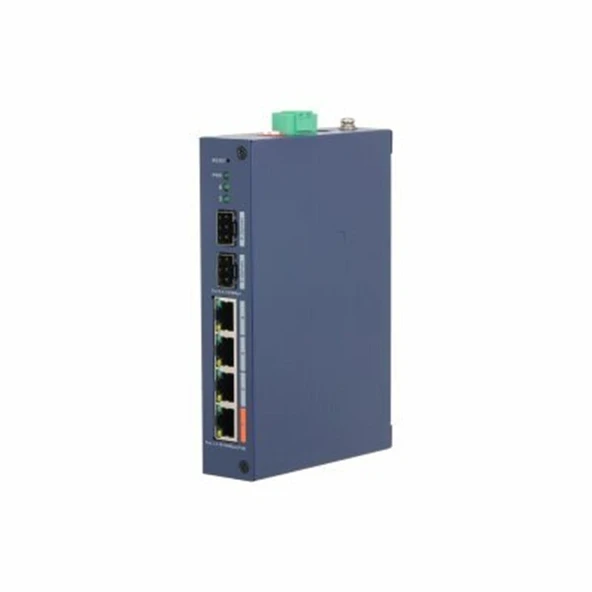 Dahua CHS4206-4ET-60 4 Port poe 2 Port SFP Yönetilebilir PoE Switch 60W ürün görseli 1