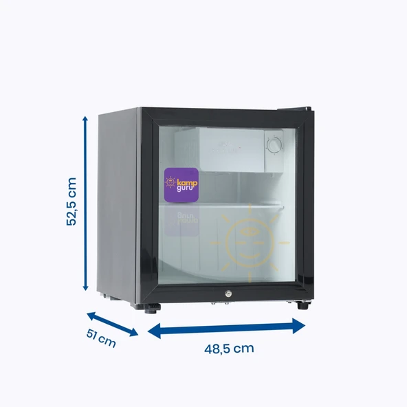 Cool Life 43-T Minibar 220 volt Otel Buzdolabı ürün görseli 1
