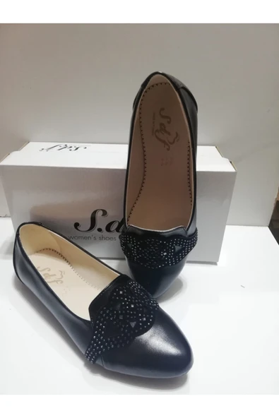 SDF SHOES Kadın Siyah Babet - Resim 2