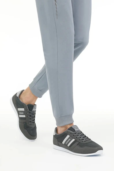 Kinetix Carter Tx 4fx Poli Hafif Taban Bağcıklı Erkek Sneaker GRİ ürün görseli 1